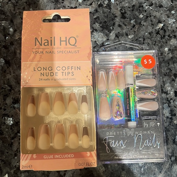 Bundle of 9 Kiss and others Press On Nails New - Picture 3 of 5